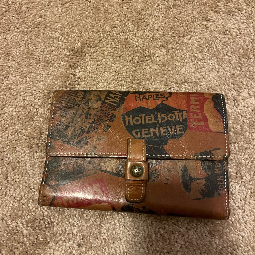 Patricia Nash Brown and Black Wallet